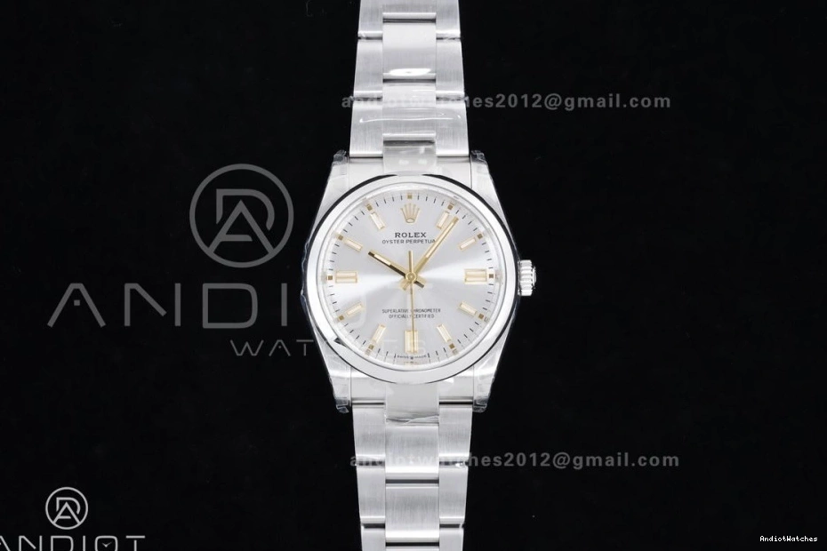 1:1 Best 971 126000 904L V Perpetual Edition Original Steel Dial 36mm VSF Oyster DD3230 Silver 0705